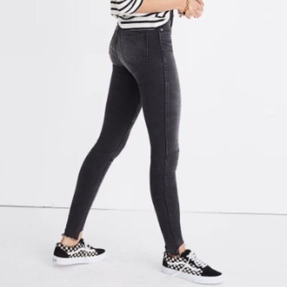 Madewell 10" High-Rise Skinny Jeans Step-Hem Edition Size 26 - Picture 2 of 11